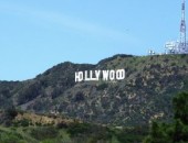 Los Angeles, Hollywood-felirat Olcsó repülőjegy Los Angeles-be